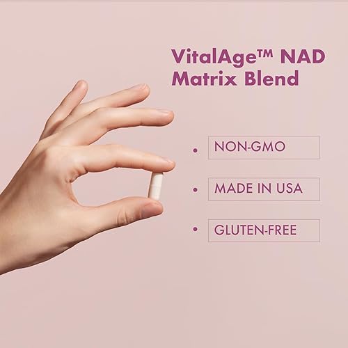 Miniatura 6 de VHC Suplemento NAD+, LiposoVHCmal alternativo NMN con CoQ10, Trans-Resveratrol, D-Ribosa para Mujeres y Hombres, Apoya la Renovación Celular,