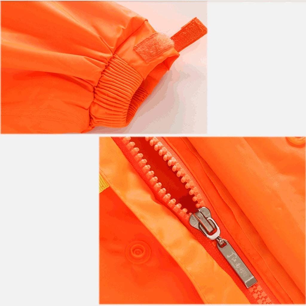 Chaleco de Alta Visibilidad Chaleco Reflectante Desgaste de trabajo reflectante, ropa reflectante impermeable, con adornos reflectantes, chaleco de seguridad de manga larga Chaleco de Trabajo Chaleco