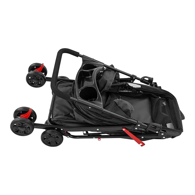 Foto 6 de 8 de KiwiHood Carrito plegable para mascotas para perros y gatos pequeños y medianos de hasta 40 libras