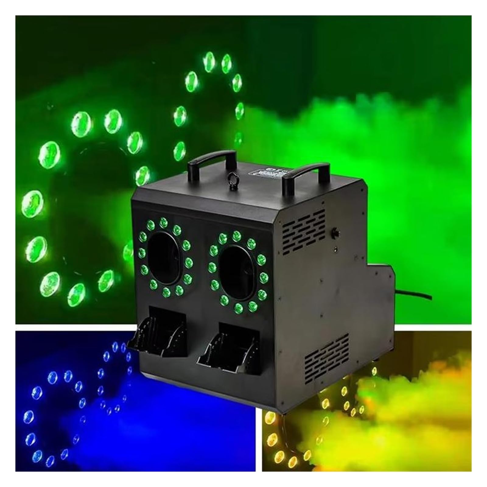 Oświetlenie Dyskotekowe LED 1500W, Wytwornica Mgły, Dymu, Pilot Zdalnego Sterowania Na Halloween, DJ, Urodziny, Wesele WięKsza Pojemność, Mocniejszy Wynik
