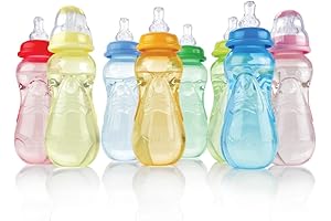 Nuby Non-Drip Standard Neck Bottles for 12 Months and Up