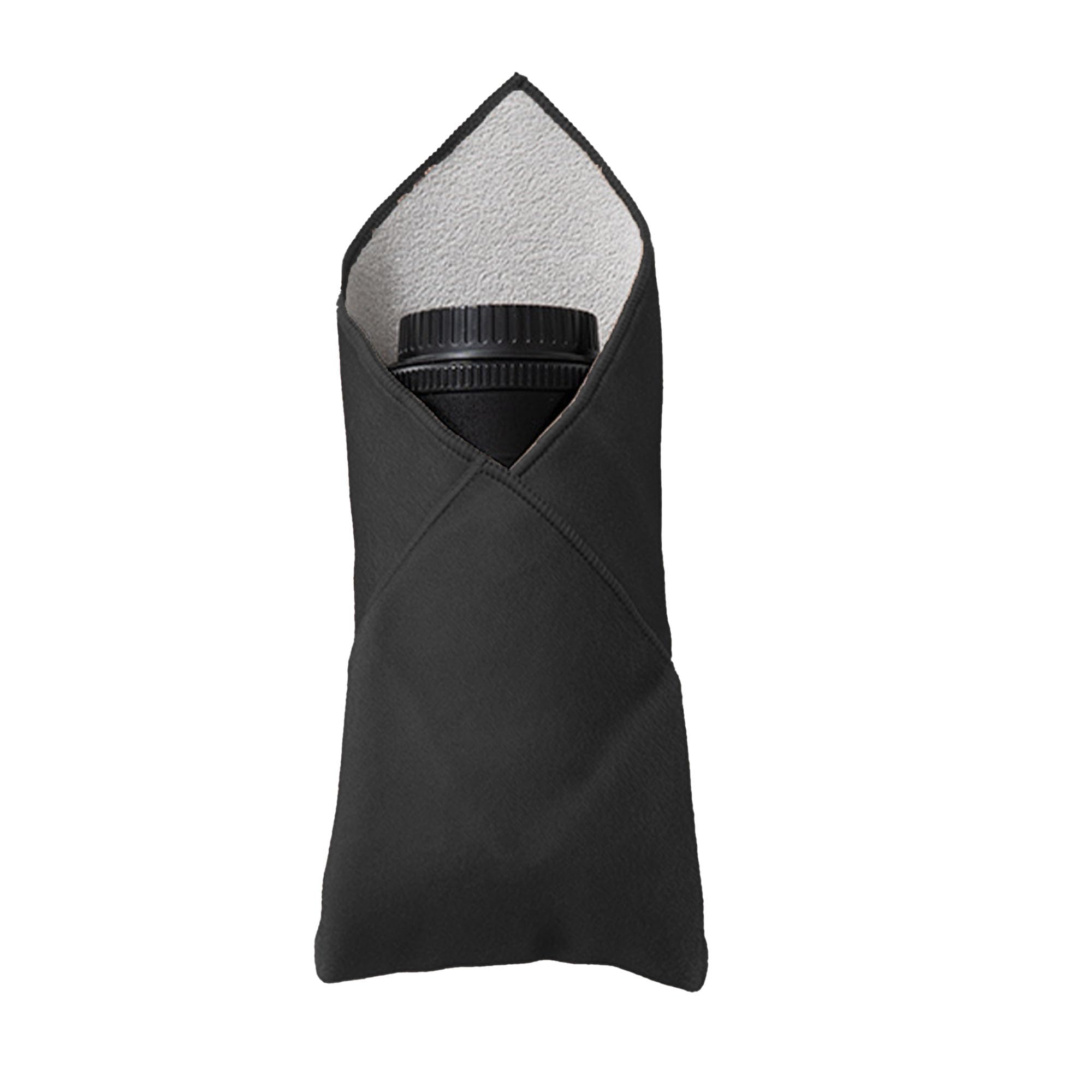 Einschlagtuch Kamera Schutzhülle 45x45CM Anti-Bumping Anti-Friction Schutzhülle Protective Wrap für Fotoausrüstung (Schwarz, M)