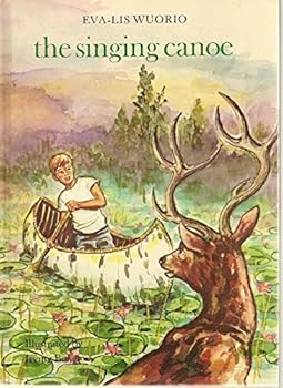 Hardcover The singing canoe Book
