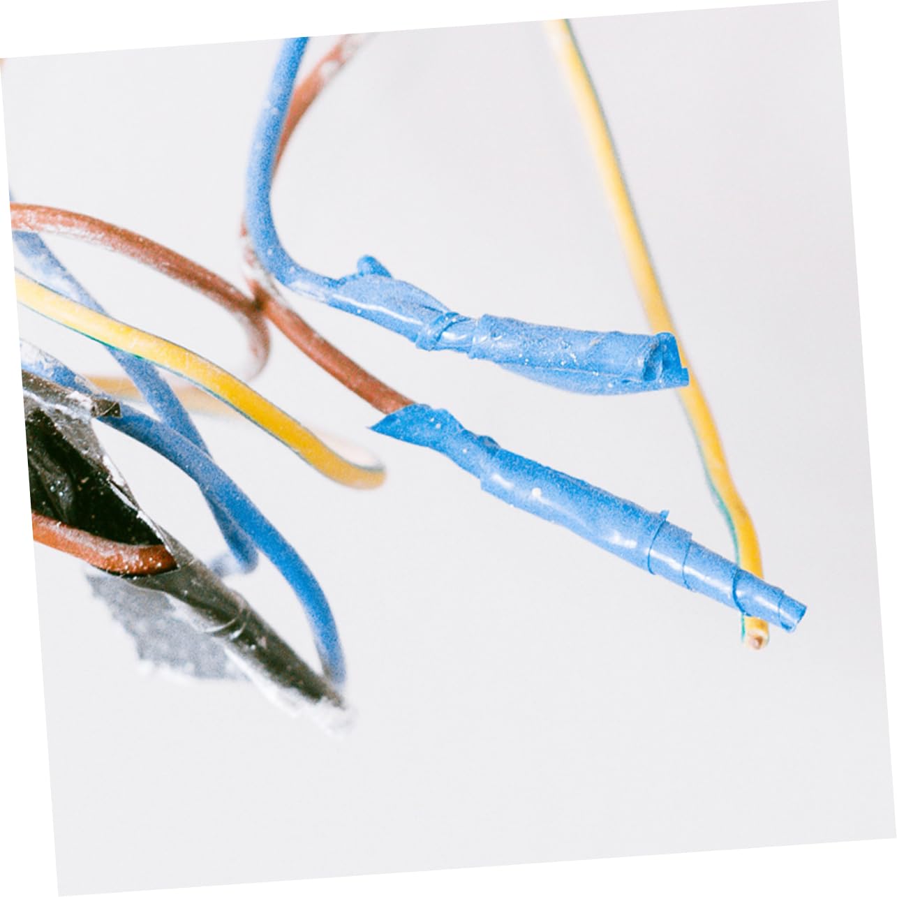 Cabilock 12rollos Cinta Aislante Eléctrica De Pvc De Colores Cinta Eléctrica Opaca Para Uso Profesional Exteriores
