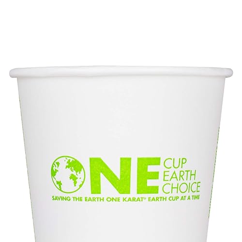 Miniatura 2 de Karat Earth KE-K510 - Vasos calientes de papel, papel, PLA, tinta (caja de 1000)