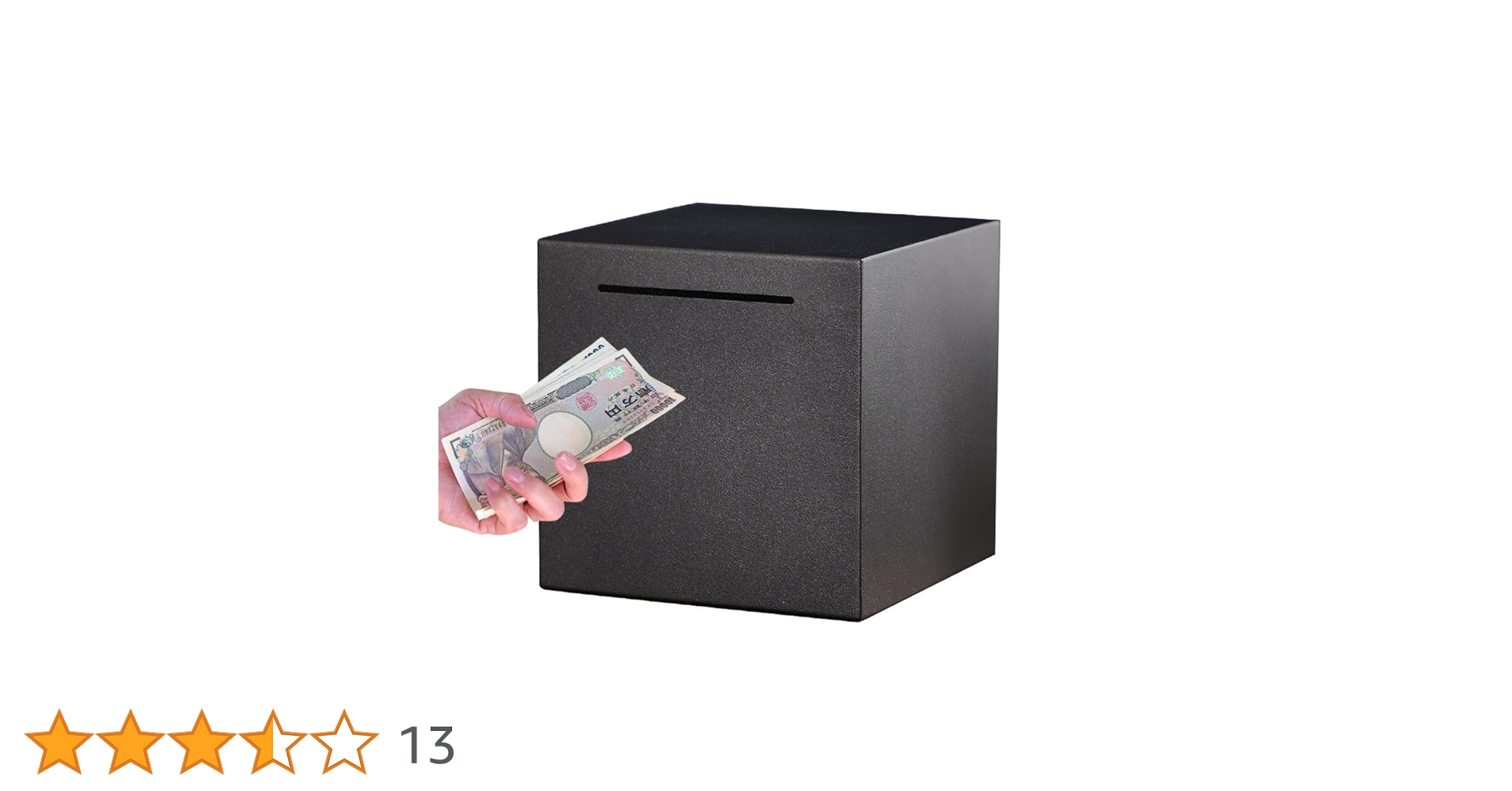 Amazon.co.jp: Renjzle 貯金箱 ステンレス 大容量 正方形 開か