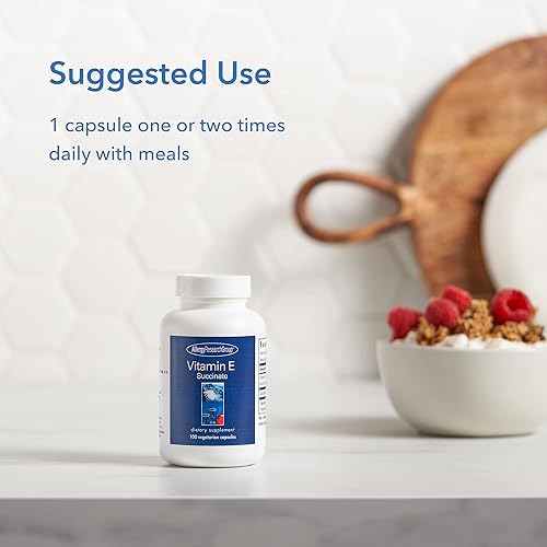 Miniatura 5 de Allergy Research Group  Succinato de vitamina E  Antioxidante Hígado Energía  100 Cápsulas Vegetarianas