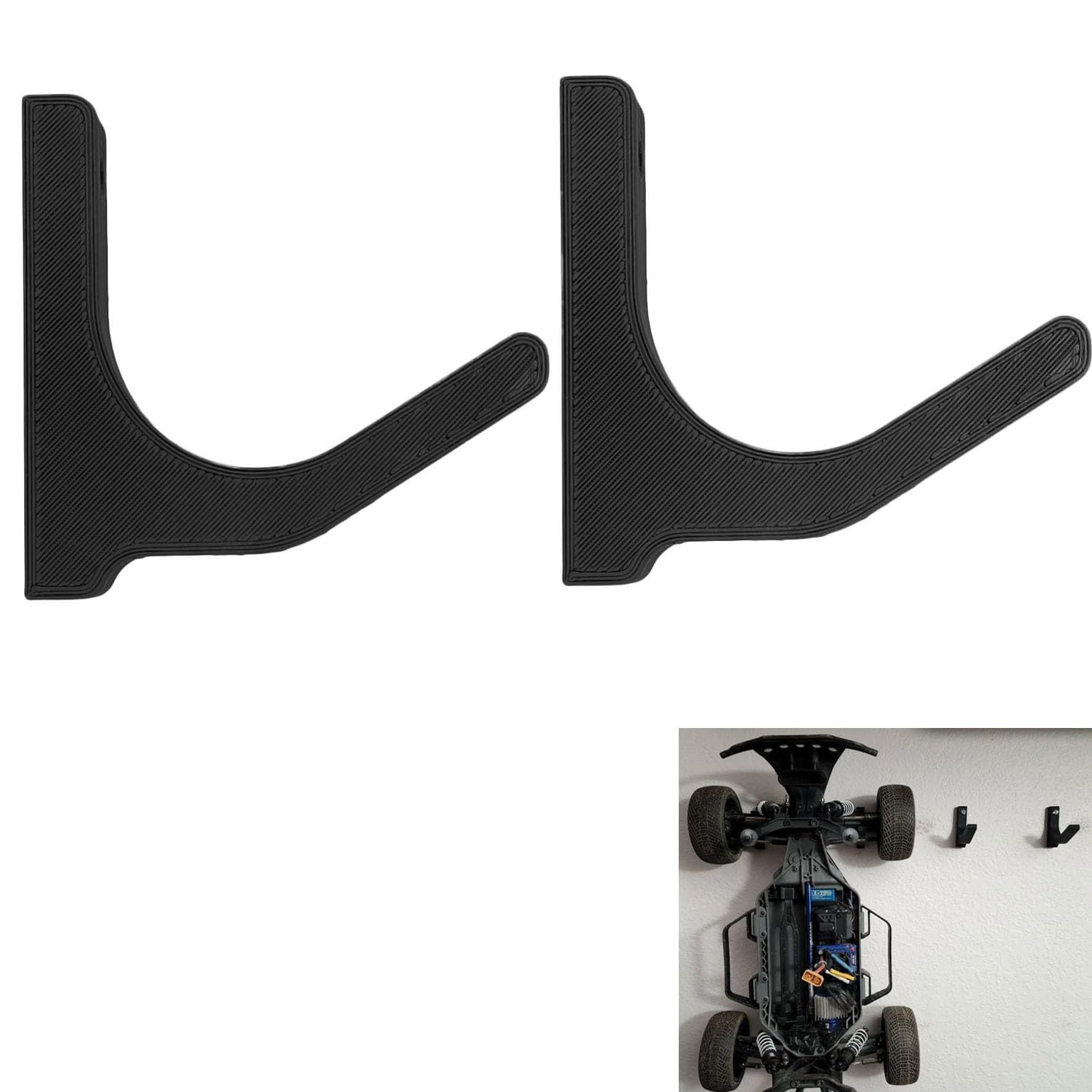 XINGBIRDS Wall Mount for RC Cars 1/10th Scale RC car Wall Hanger