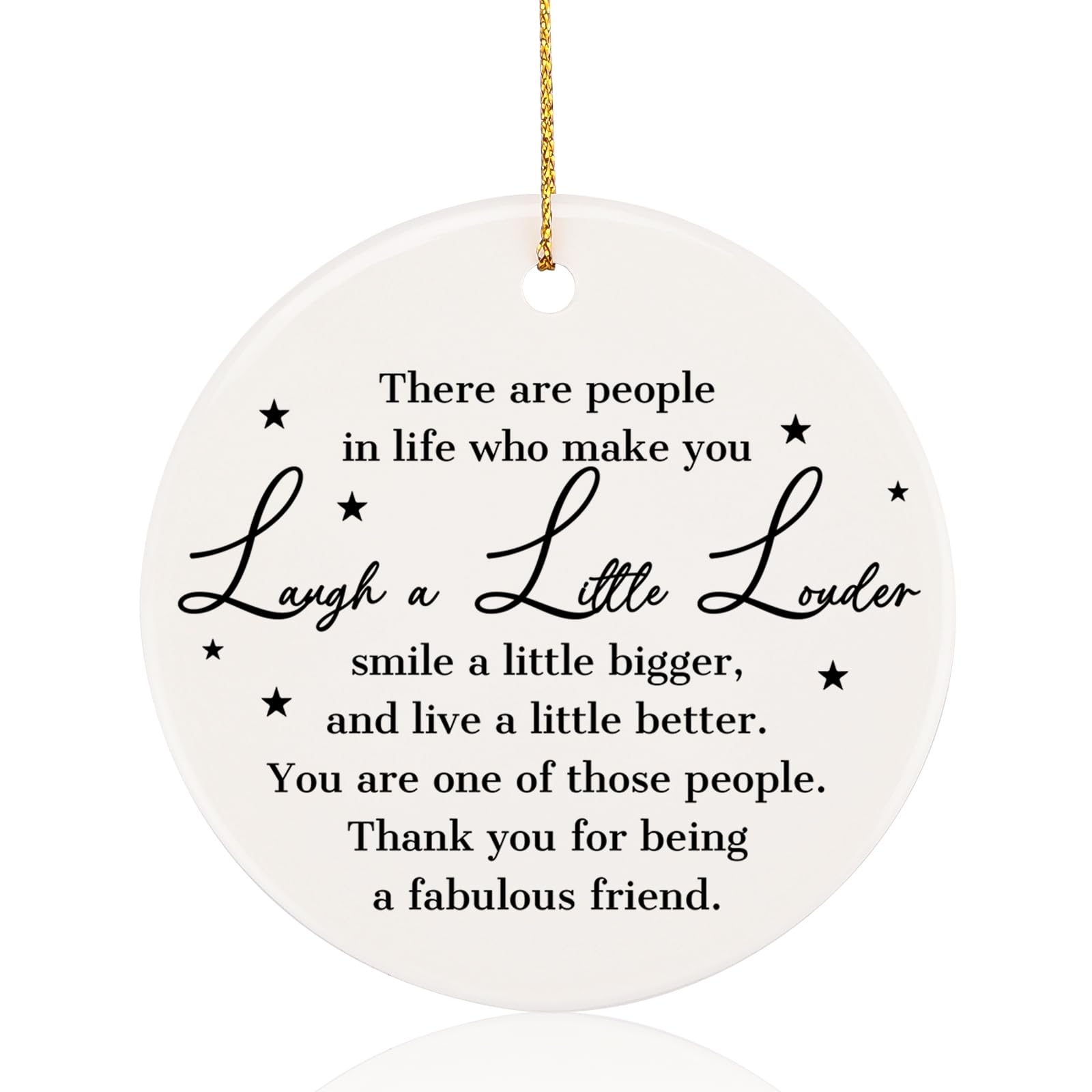 Welsky Best Friend Birthday Gifts for Women, Friendship Gifts Ceramic Card
