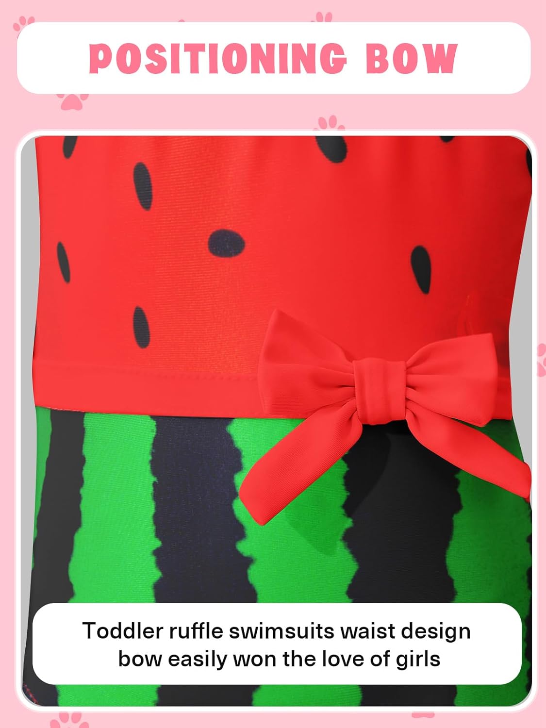 Girls One Piece Swimsuits Toddler Cute Ruffle Bathing Suits Quick Dry Beach Swimwear Size 2-7 Years - Image 4