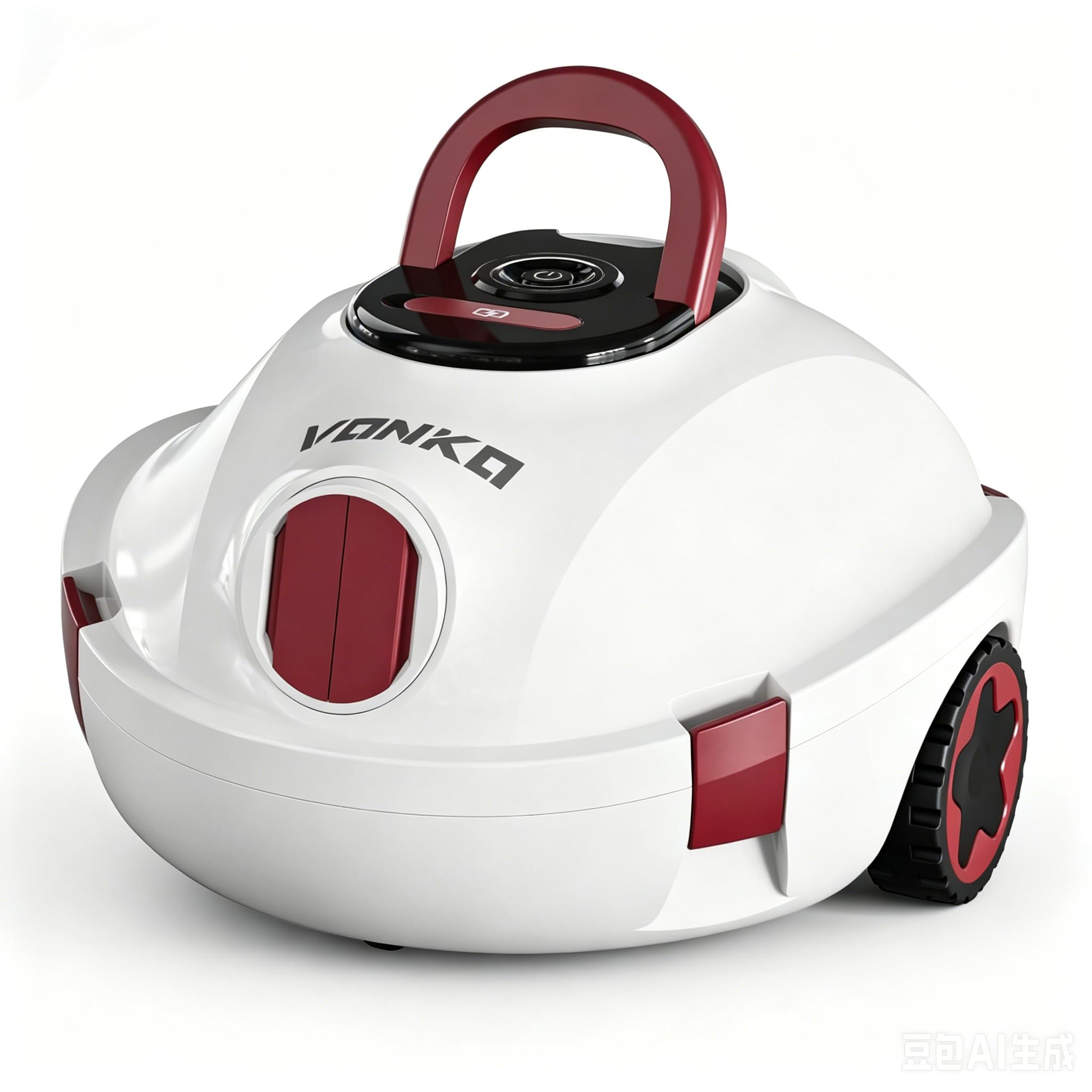 Photo 1 of VONKO P10 Pool Vacuum for Above Ground Pool, Cordless Robotic Pool Cleaner and Above Ground Pool Vacuum, Automatic Pool Vacuum with 100-Min Runtime, Self-Parking,Cold White