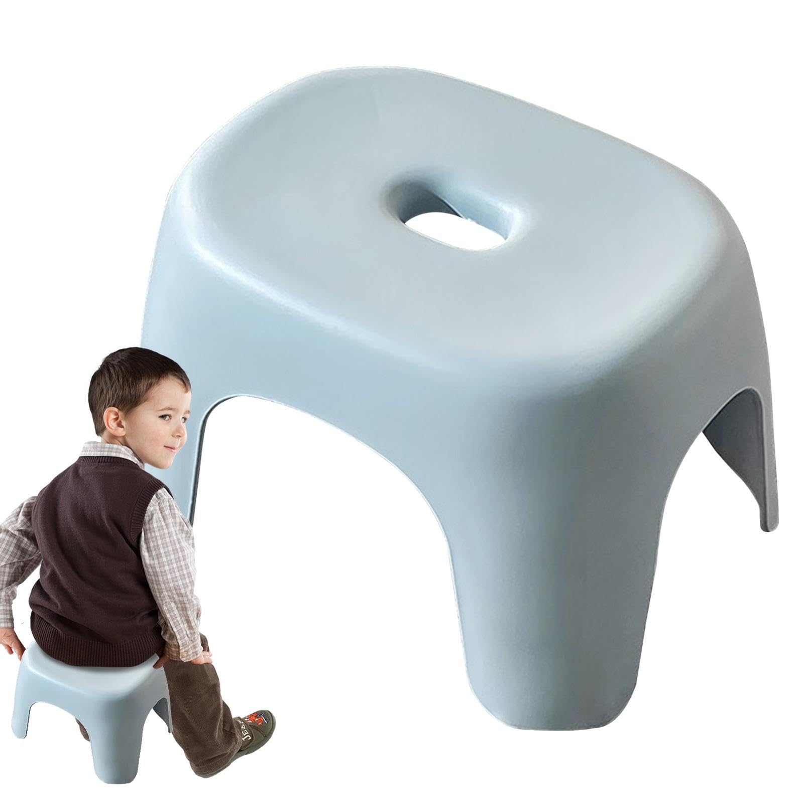 Step Stool, Low Stool - Lightweight Step Stool, Multifunctional Stool, Portable Stool, Step Stool, Stool for Living Room, Kitchen, Bathroom