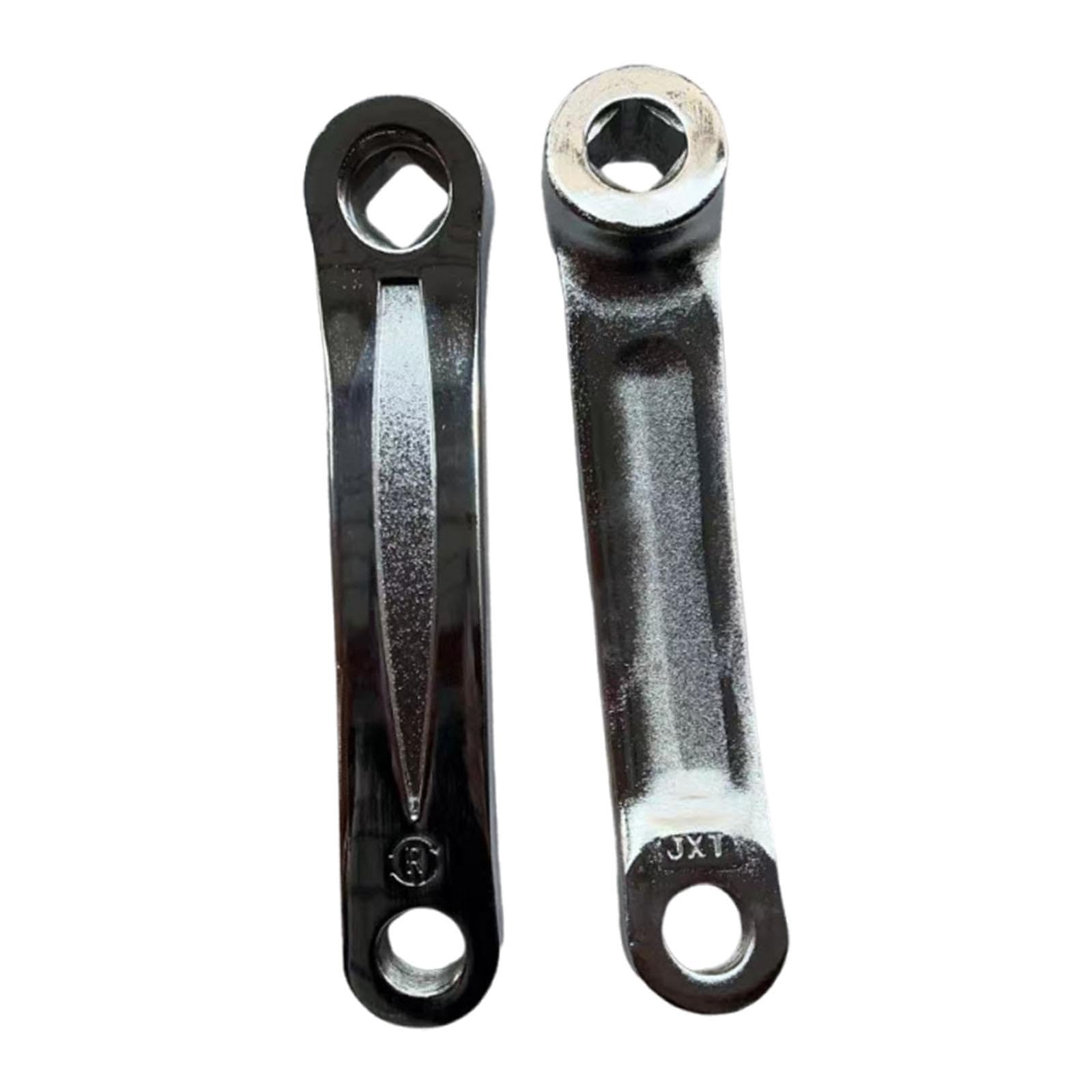 Set pedivelle Bici 2 Pezzi 21 cm (8.3 in) in Ferro per Cyclette Indoor, Ricambio pedivella Bicicletta