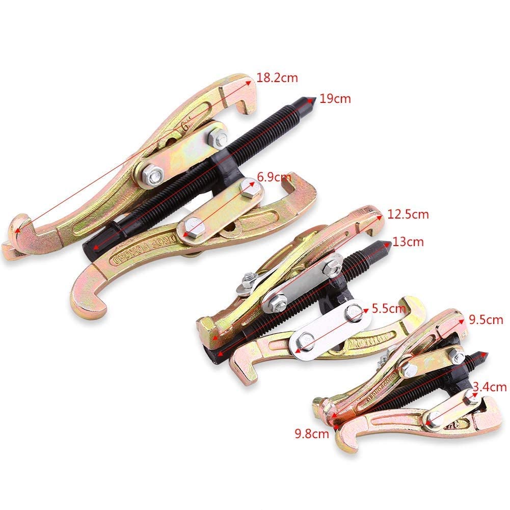 Cuscinetto Interno HBM Profi 3 Griffe Ed Estrattore Puleggia Da 15 A 38 Mm - Foto 14