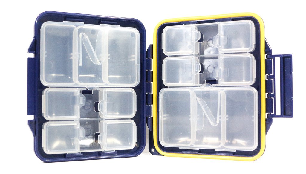 Meiho Tackle Box Waterproof Akiokun FB 470 107 x 93 x 35 mm Navy (6700)