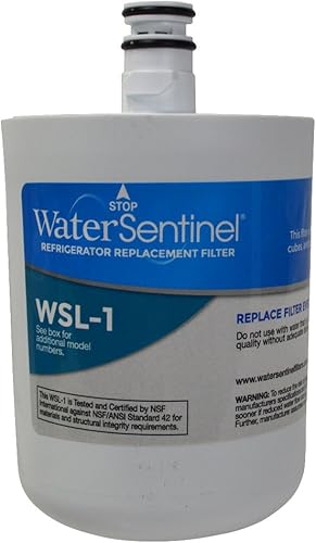 WaterSentinel Filtro de repuesto para refrigerador WSL-1: se adapta a filtros LT-500P, blanco