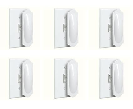 YBM HOME Magnetic Switch & Outlet Cover MF1007-6 (6, Switch & Outlet Cover Toggle)