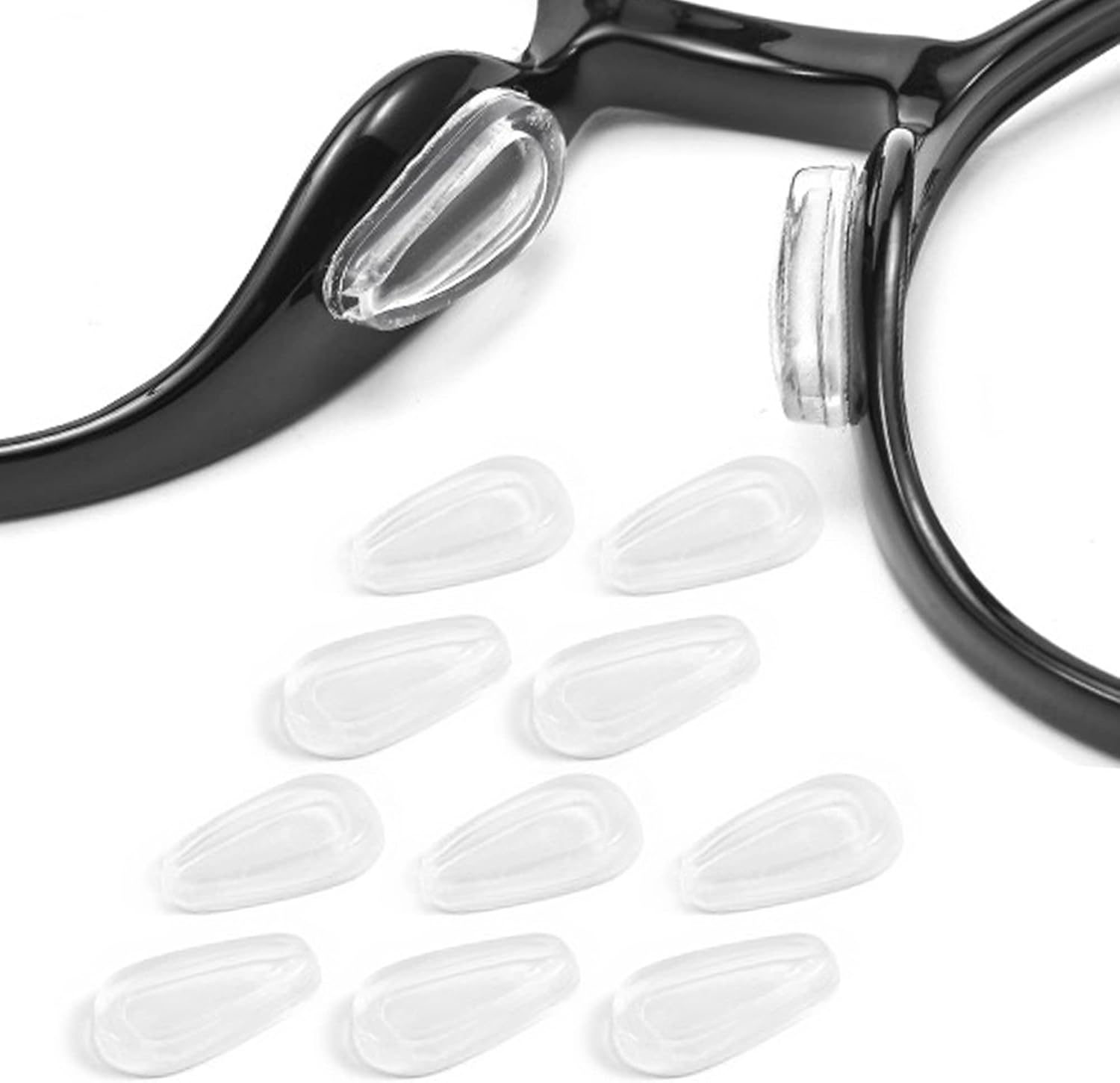Omnful Eyeglass Nose Pads, 3.2mm Thickness Adhesive Anti