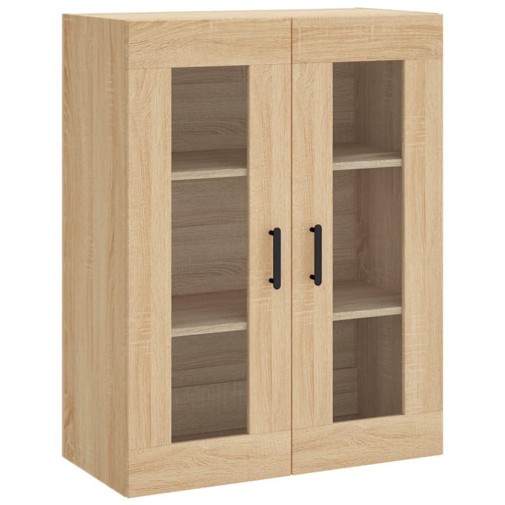 Vidaxl Sonoma Oak Wall Mounted Cabinet, Bathroom Cabinet With Storage, Storage Cupboard For Bedroom Living Room Laundry, Wall Cabinet, Modern Style,
