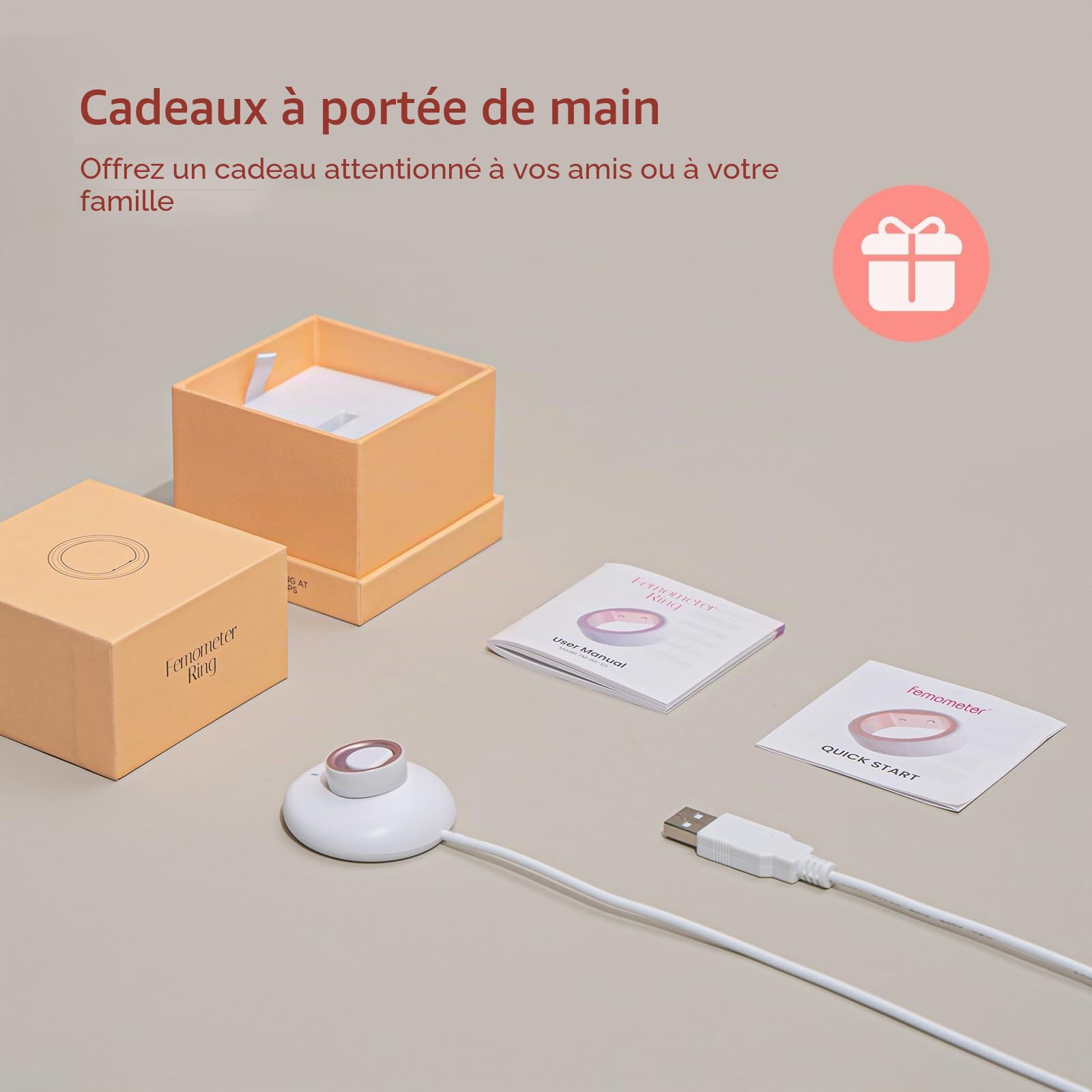 femometer Bague Intelligente