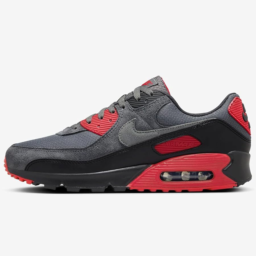 Nike Air Max 90 グレー/ブラック/レッド 2024年 10/14 発売】NIKE AIR MAX 90 “Grey/Black/Red” (ナイキ