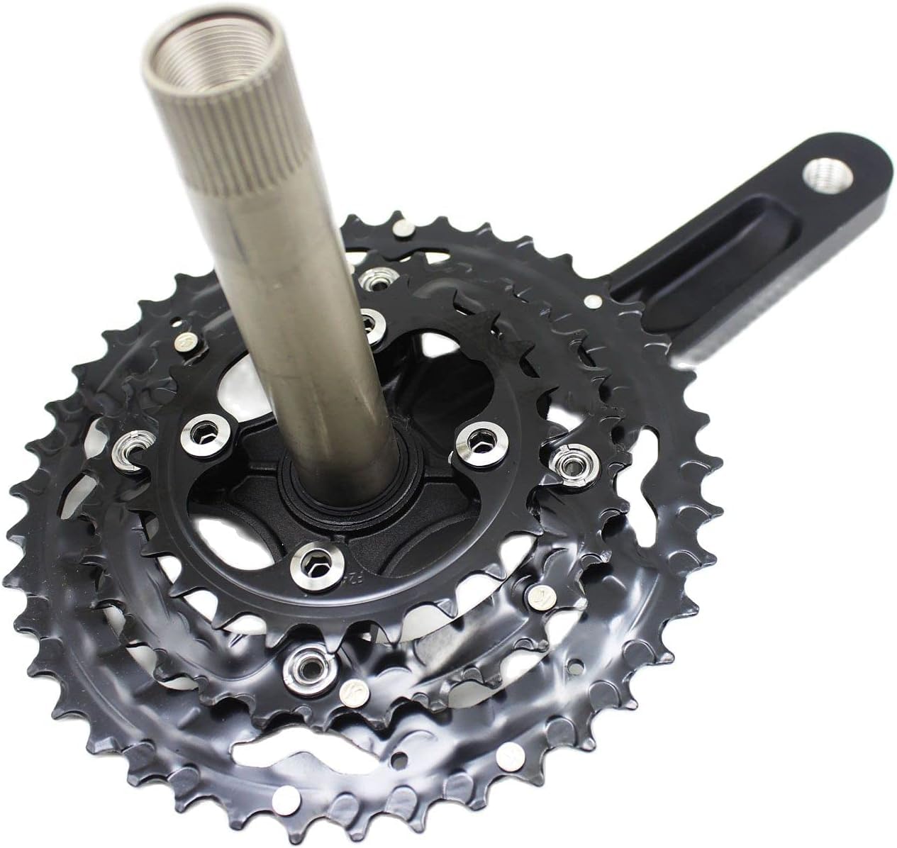 guarnitura Bici, pedivella, guarnitura guarnitura Bici MTB 10 velocità 30 velocità pedivella Bicicletta e Movimento Centrale Corona Parti di Ricambio universali 01