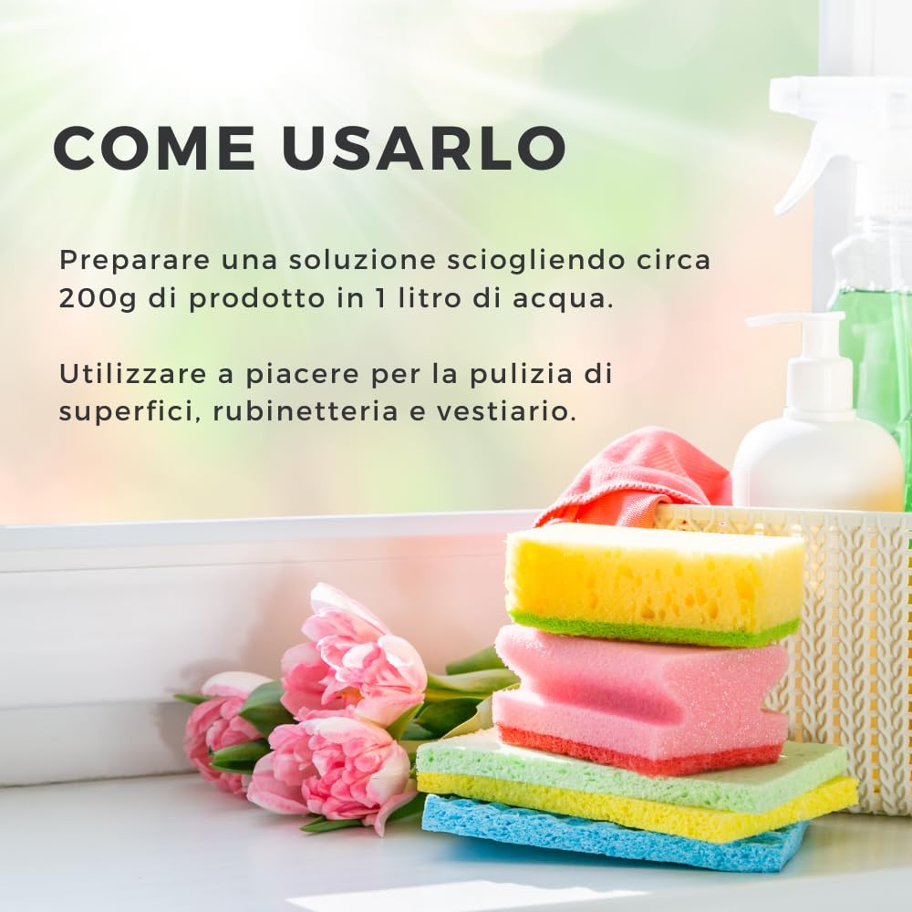 Acido citrico anidro 25 kg - Detergente multiuso Anticalcare, Brillantante, Ammorbidente vestiario, Disicrostante lavatrice