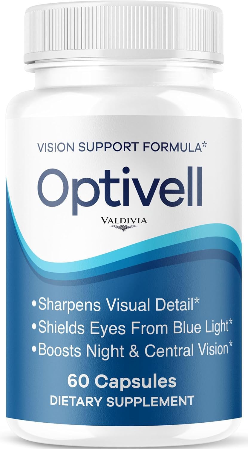 Optivell Eye Capsules - Official Optivell Advanced Premium Vision Support Pills - Maximum Strength, Natural Optivell Vitamins for Overall Health & Wellness Reviews, 60 Capsules for 1 Month