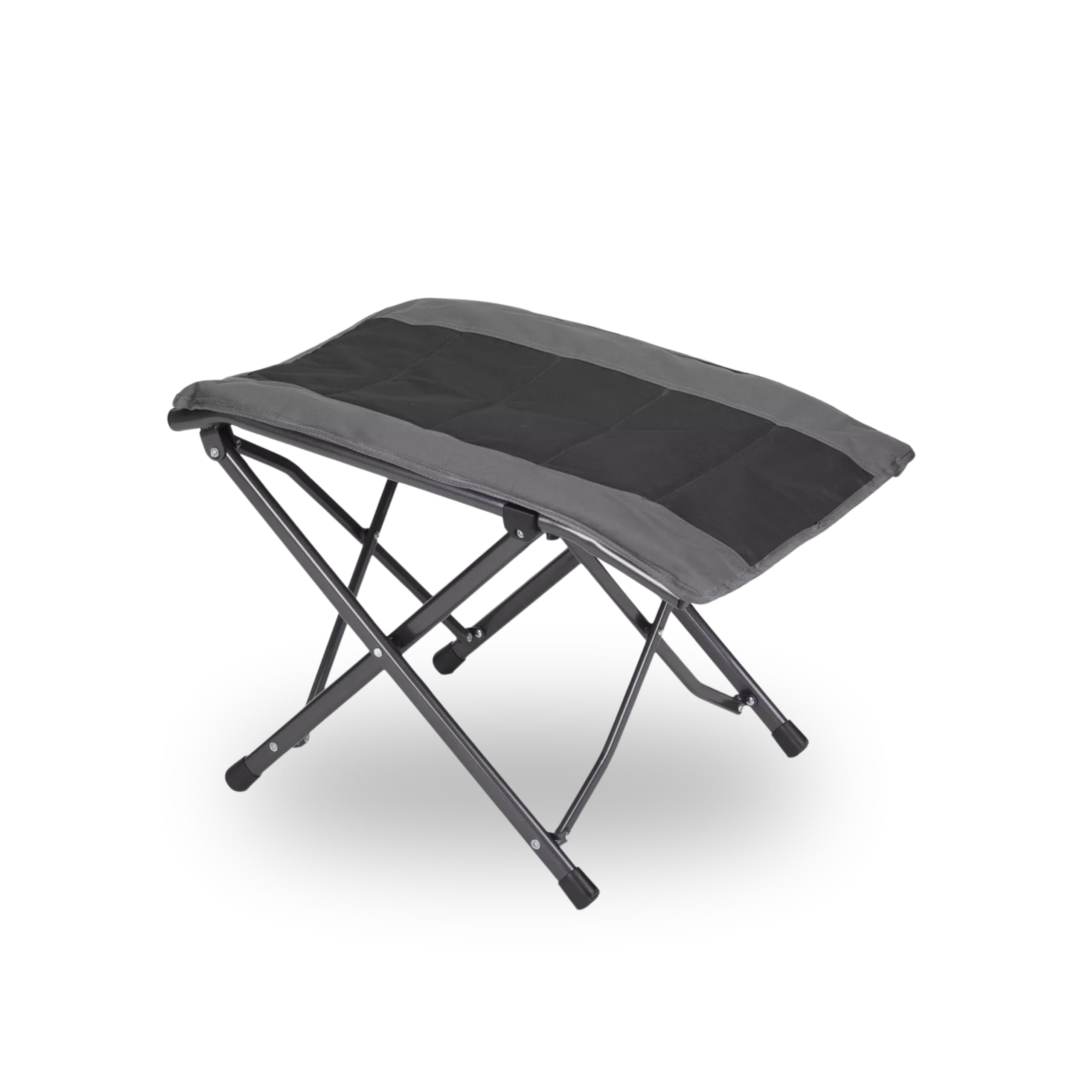 BERGER Siena Faltbare Beinauflage | Klapphocker Camping Fußhocker Outdoor belastbar bis 120 kg | Campinghocker klappbar mit Tragetasche | Campingmöbel Zubehör