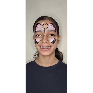 Snazaroo Split Cake Face Paint, 3 Colour, Butterfly