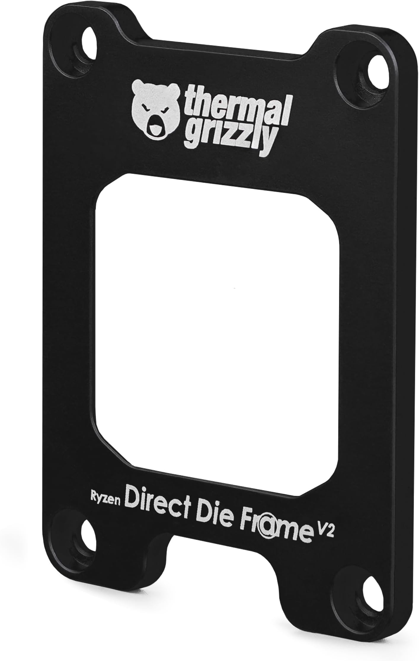 Thermal Grizzly - Direct Die Frame Ryzen 7000 V2 - Increased Compatibility - For Mounting Ryzen 7000 CPUs Without The Integrated Heatspreader - Significantly Lowers Operating Temperatures