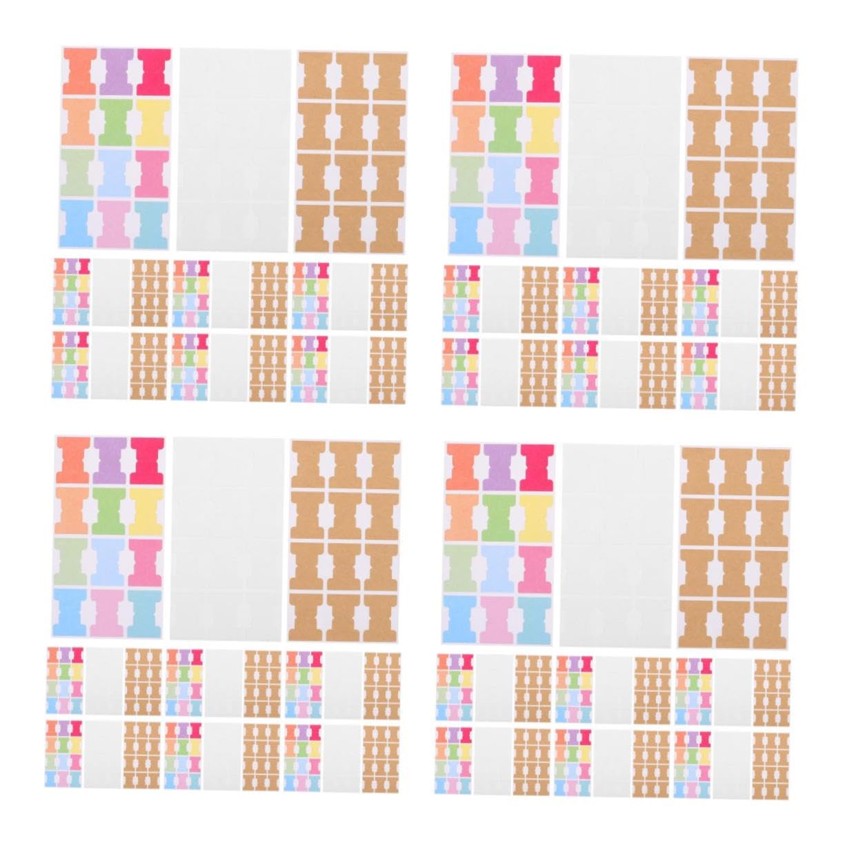 120 Pièces Lot de Onglets Adhésifs Colorés Index Autocollants Résistants pour Classement et Organisation des Documents Bureau École Maison