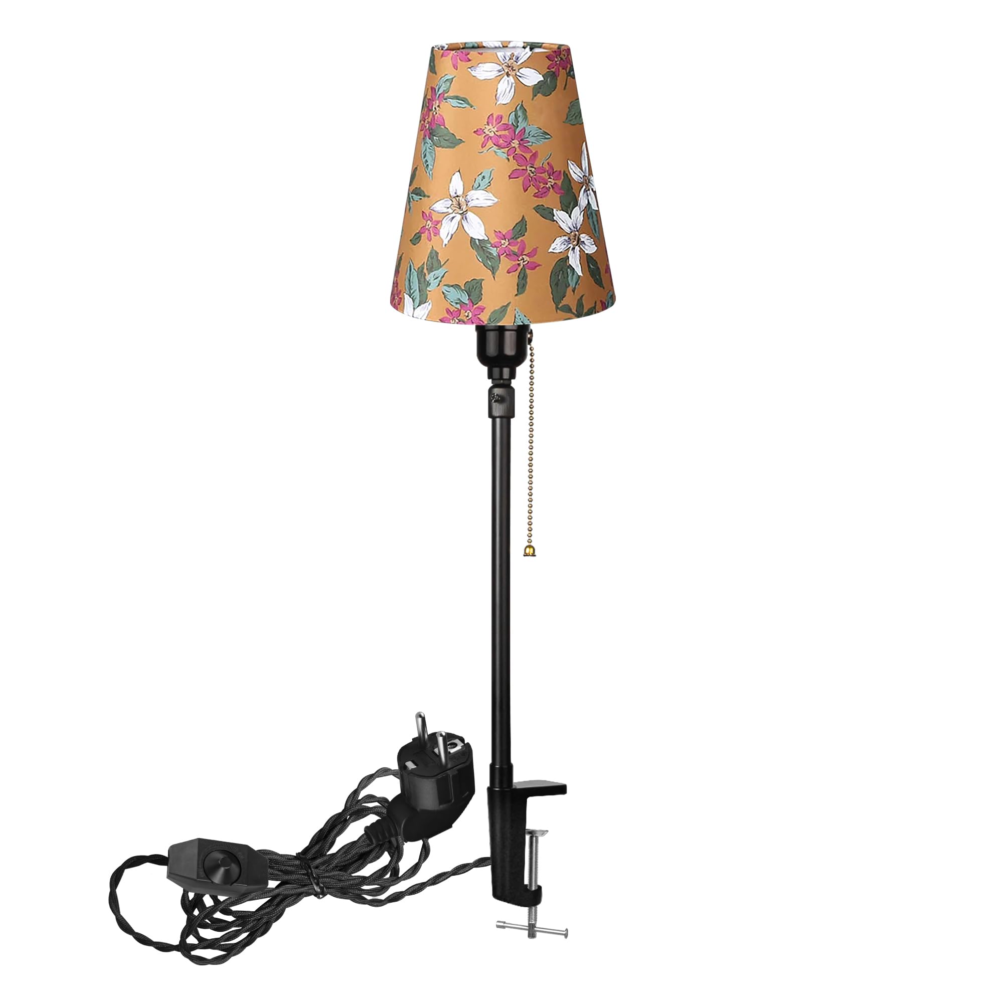 Modern Klemmleuchte,1 Packung Leselampe mit 2,5 m Kabel, Dimmbar Nachttischlampe,Augenpflege Schreibtischlampe für Heimgebrauch Büro, E27 Lampenhalterung - DZ0375L