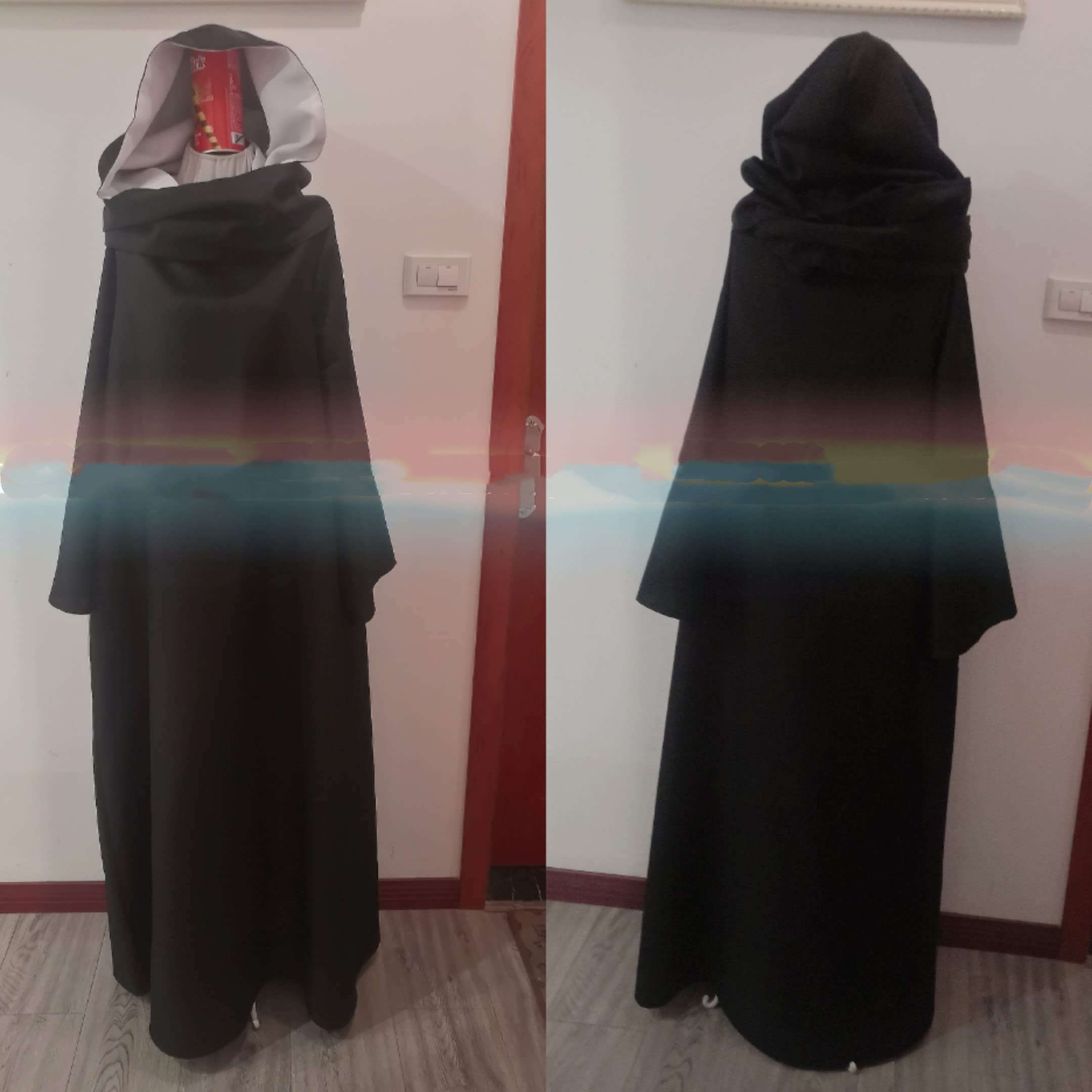 Amazon Co Jp ファイナルファンタジーxiv Ff14 古代人 ヴェーネス コスプレ衣装 マント着 黒 白選択 仮面追加販売 カスタマイズ ホビー