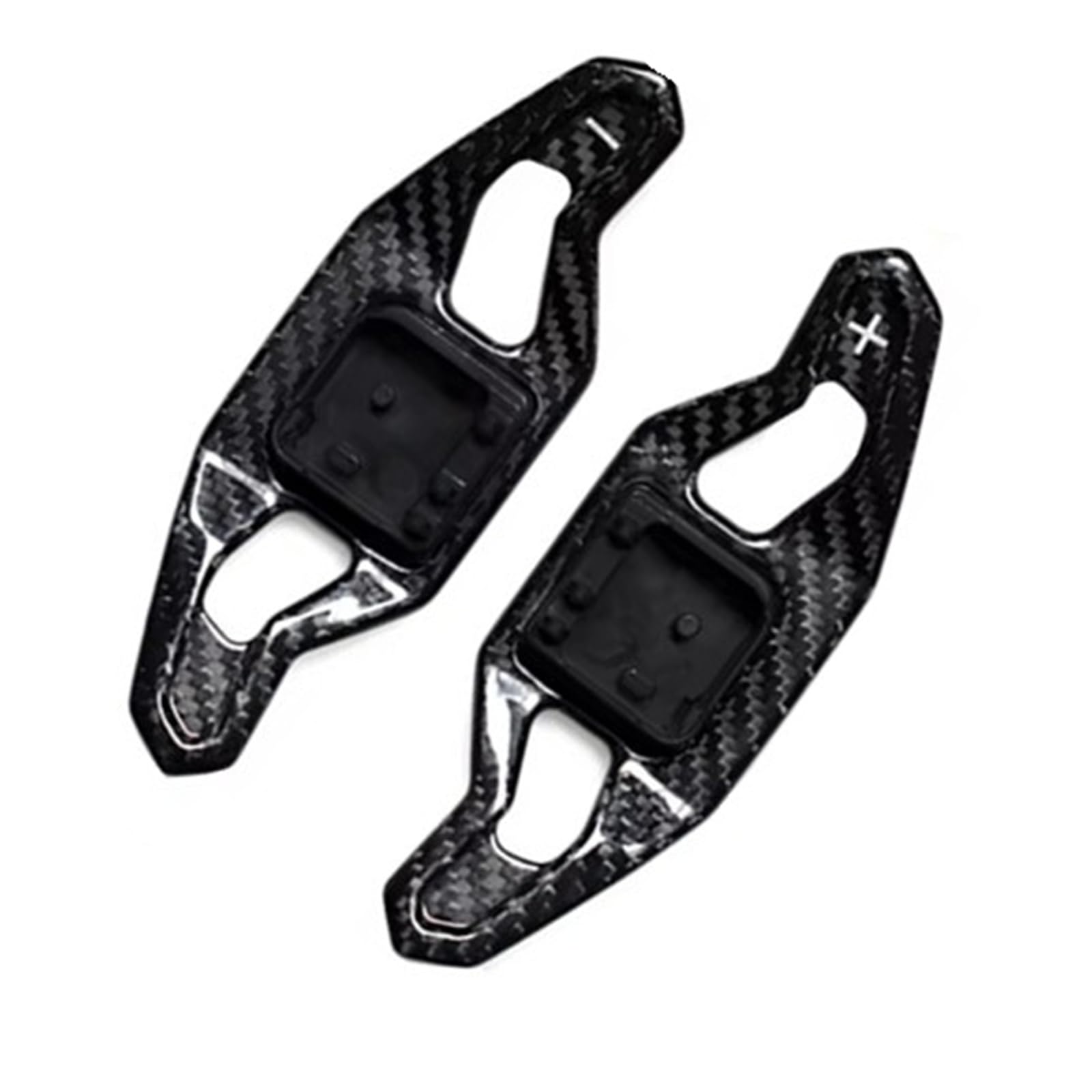BWWIEZRS Compatible with A7 S7 A8 S8 2011-2017 for TT TTS 2011-2014 A5 RS7 Sport 2016 Carbon Fiber Steering Wheel Shift Pads Modified Shift Pads Shift Paddles(Carbon Black C)