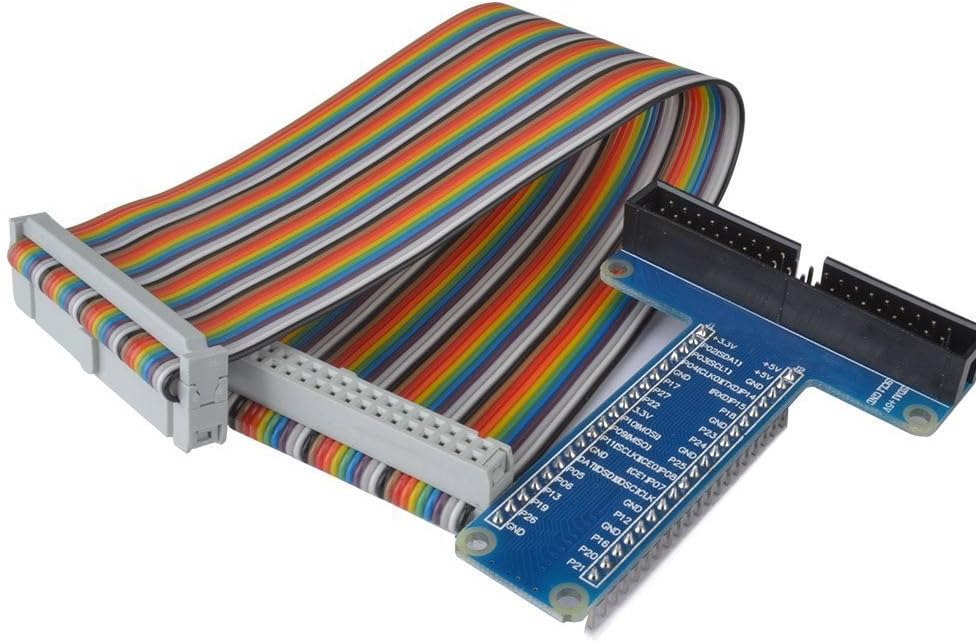 RPi GPIO Breakout Expansion Board + Ribbon Cable for Raspberry Pi 3 2