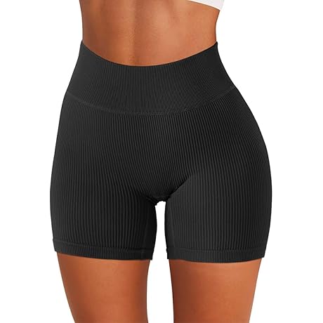 QRIC Seamless Ribbed High-Waisted Workout Leggings for Uncompromised Comfort and Mobility