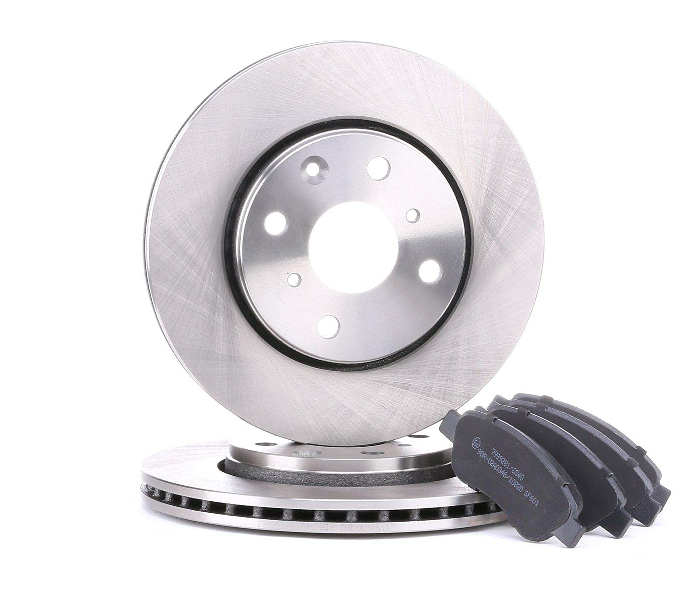RIDEX 3405B0021 Kit de freins avant ventilés 247 mm – Kit de freins avec disques de frein et plaquettes de frein