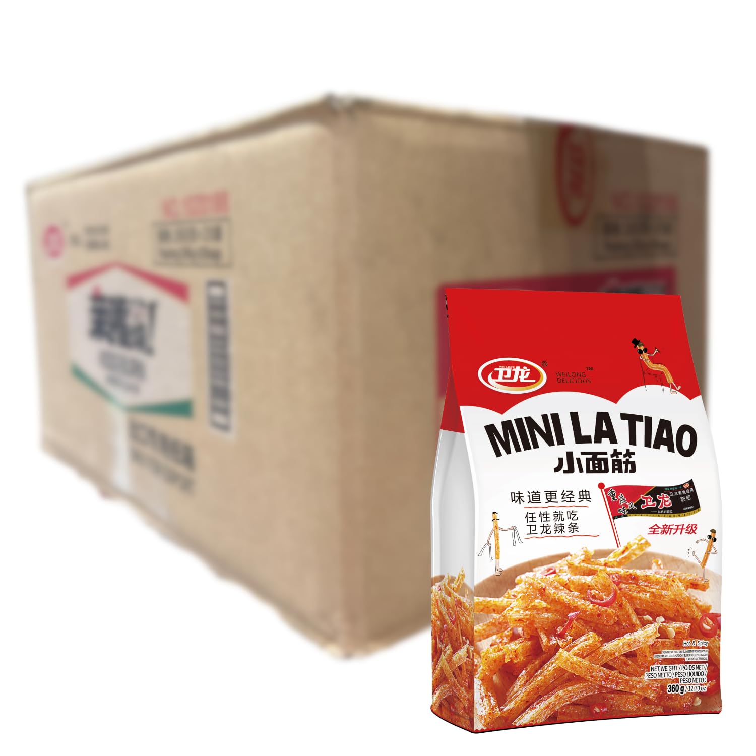 WEILONG - Latiao Mini - Multipack (12 x 360 g)
