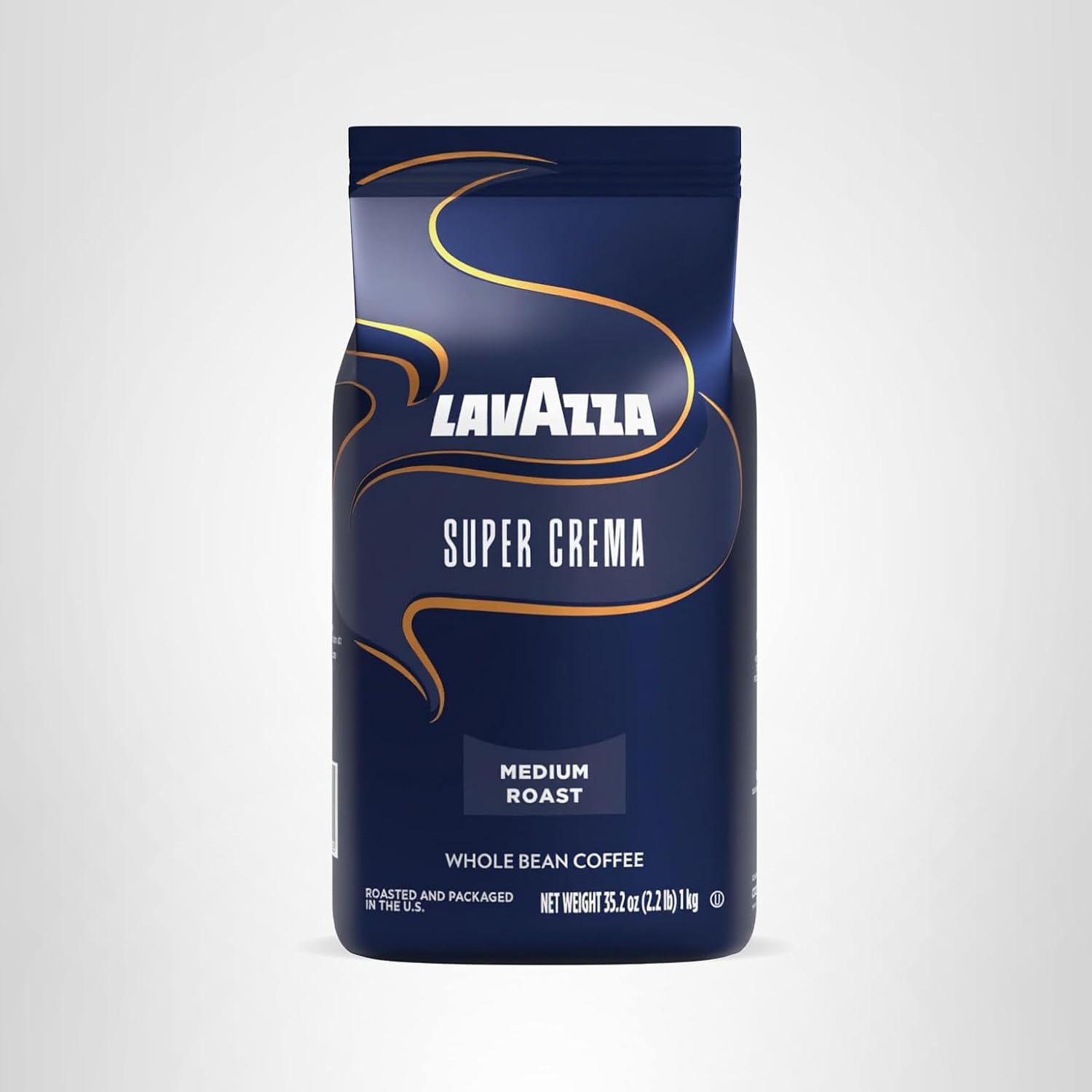 Lavazza Super Crema Whole Bean Coffee, Medium Espresso Roast
