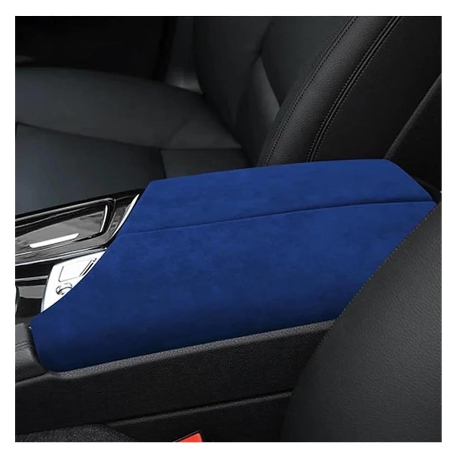 Cassetto Portaoggetti Per BMW Serie 5 F07 F10 F90 F11 F18 G30 G31 G38 6 F06 F12 F13 G32 2011-2017 Scatola Bracciolo Auto Pannello Copertura Coperchio Braccioli(Blu)