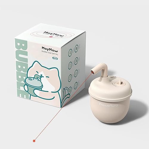 Miniatura 7 de CALEMBOU Juguete láser para gatos, juguetes láser automáticos para gatos de interior, juguetes de interacción con carga USB, rotación irregular de