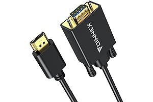 FOINNEX HDMI to VGA Cable - Premium Quality for Your Home Entertainment