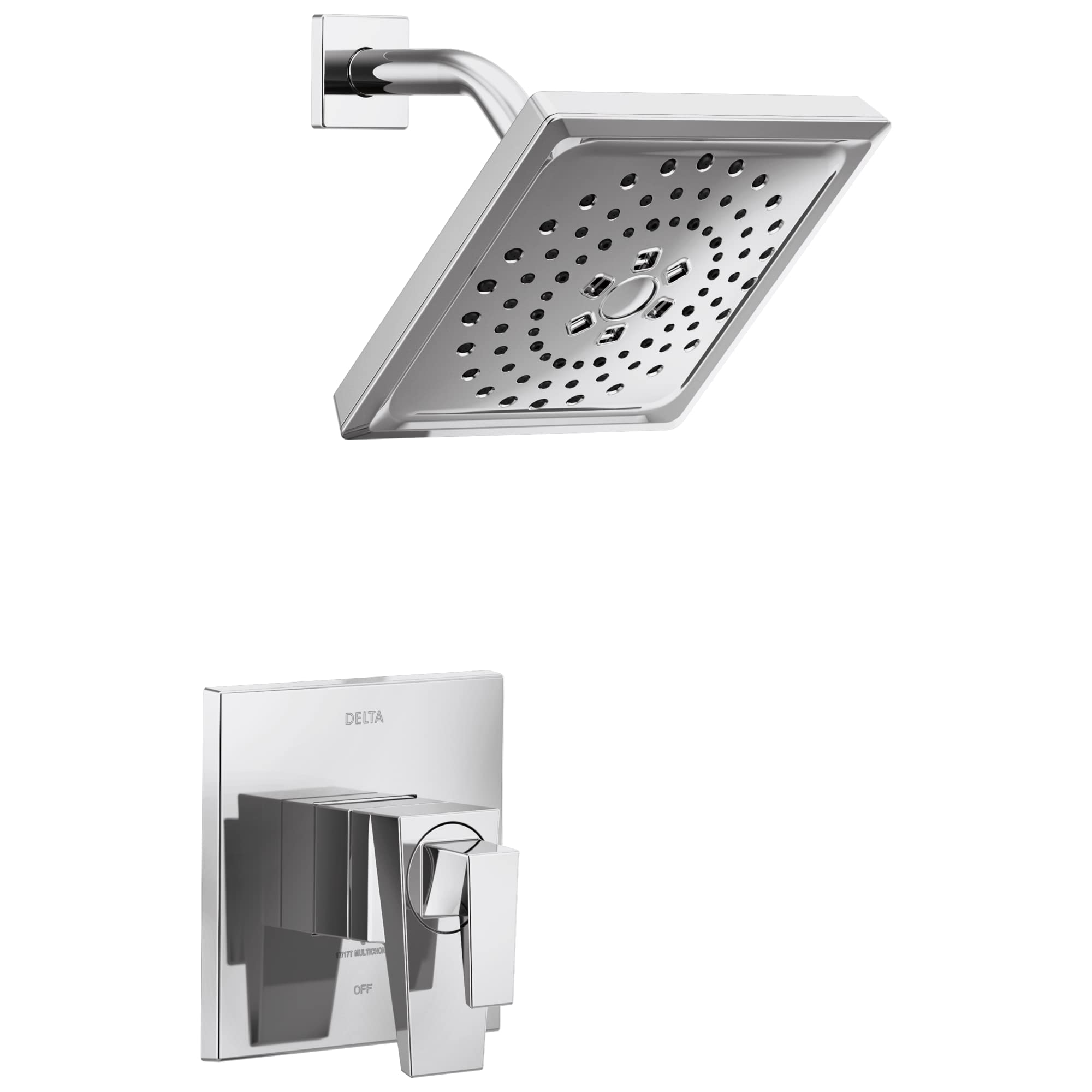 Mitigeur baignoire douche Delta Faucet T17243-PR Trillian Lumicoat Chrome pour salle de bain