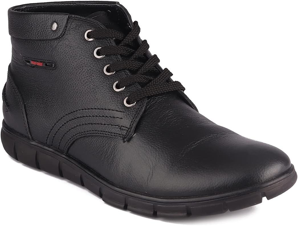 Genuine Leather Casual Boots for Men | Rugged & Stylish Everyday Footwear | RC3508