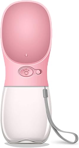 Miniatura 8 de MalsiPree Dog Water Bottle, Leak Proof Portable Puppy Water Dispenser with Drinking Feeder for Pets Outdoor Walking, Hiking, Travel, Food Grade