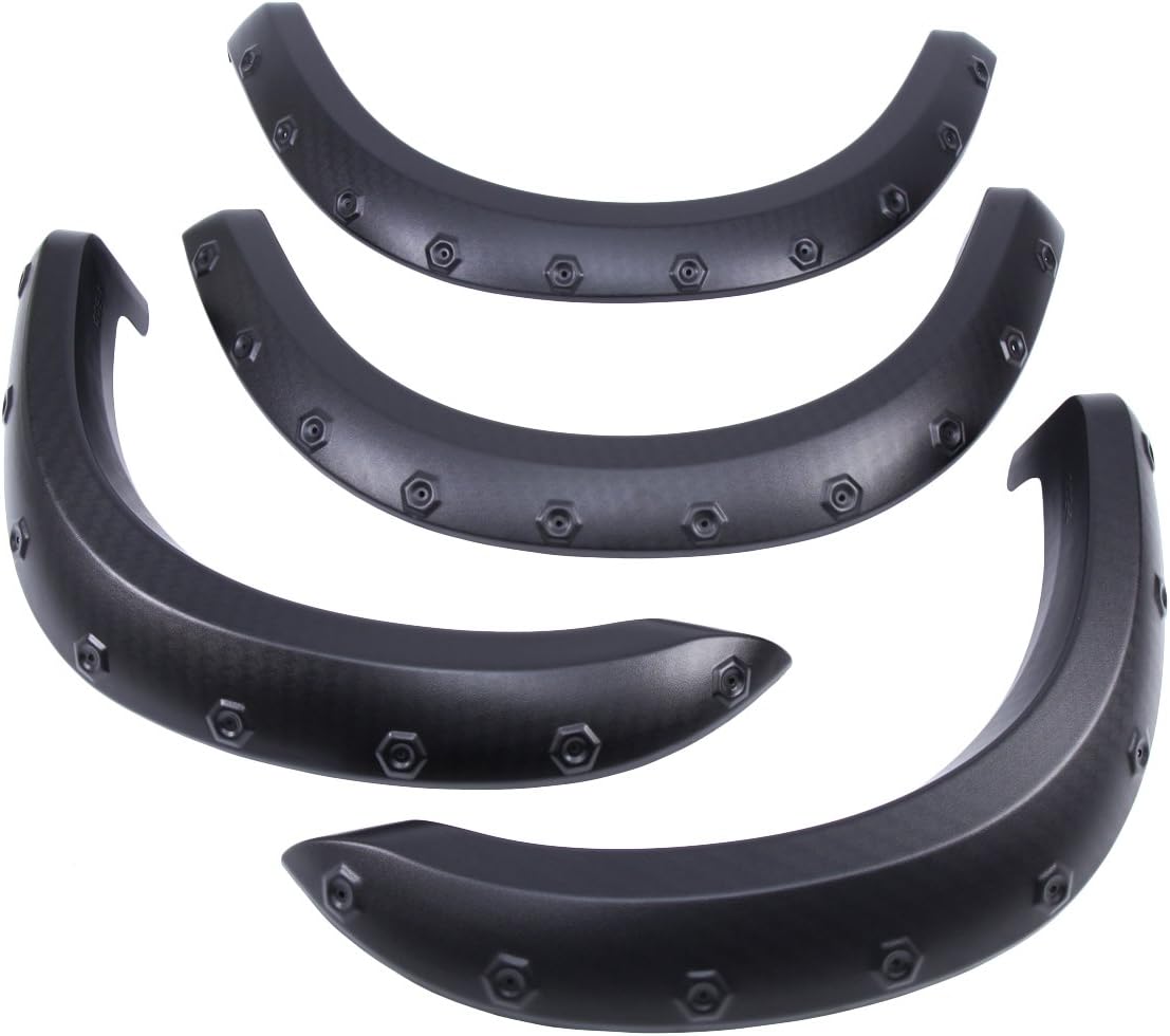 Fender Flares Compatible with Ford F150/250 1997-2003, 4 Pcs Front & Rear Off-Road Fender Set, Black