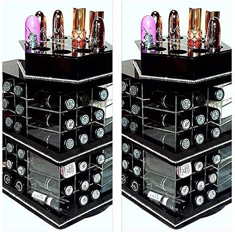 Store Spinning Lipstick Towers, Acrylic Lipstick Holders, Different Colors Are Available Patent Pending, Black
