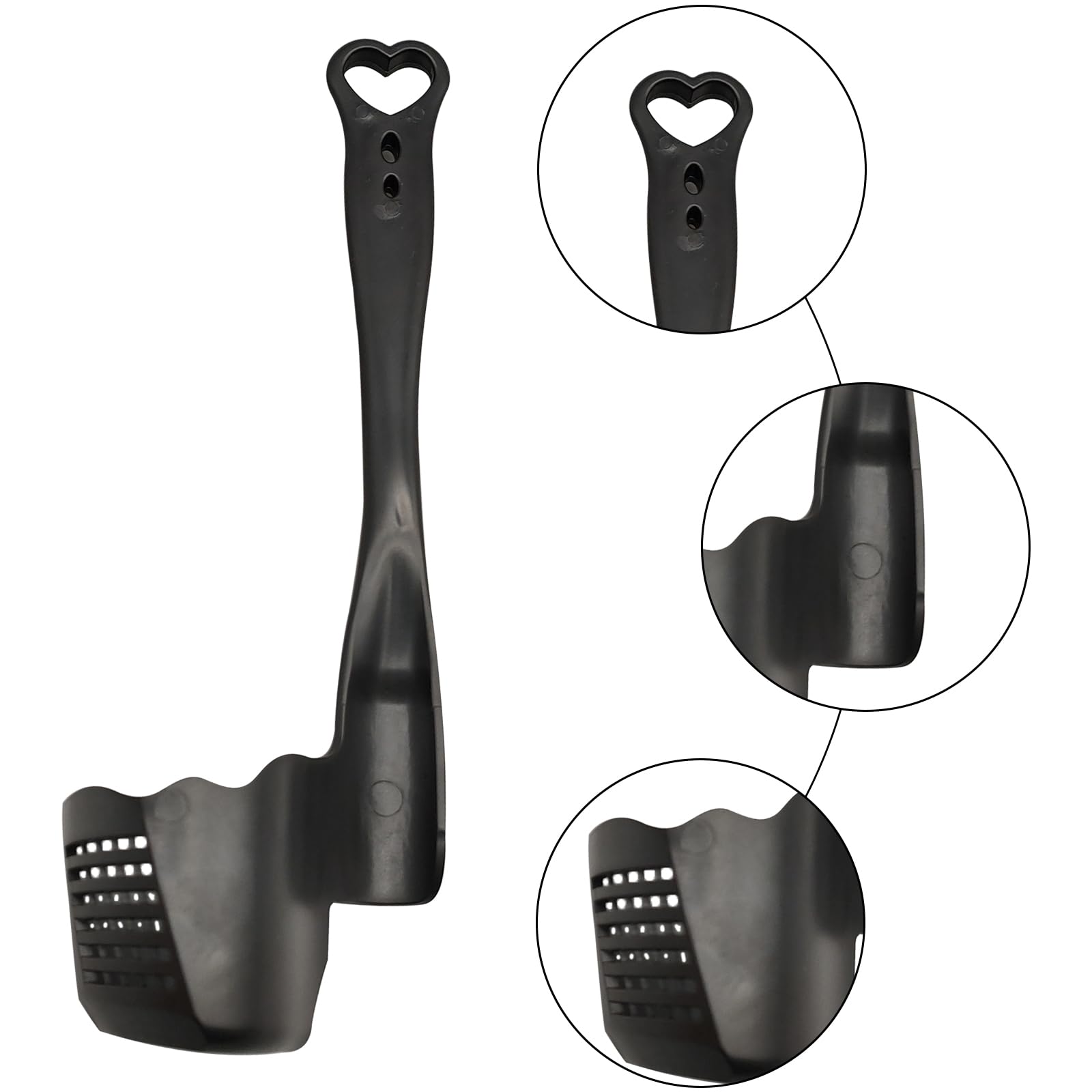2 Stück Spatel Rotationsspatel, lebensmittelecht, Thermomix TM6 TM5 TM7 | Teigschaber für Vorwerk Küchenmaschine, Kochen & Backen