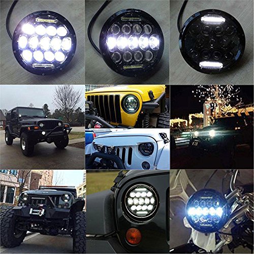 7 Inch Led Round Headlight Conversion For Toyota Land Cruiser Fj40 150W 6000K Hi/Lo Beam Led Headlamp 1 Pair #TOP6